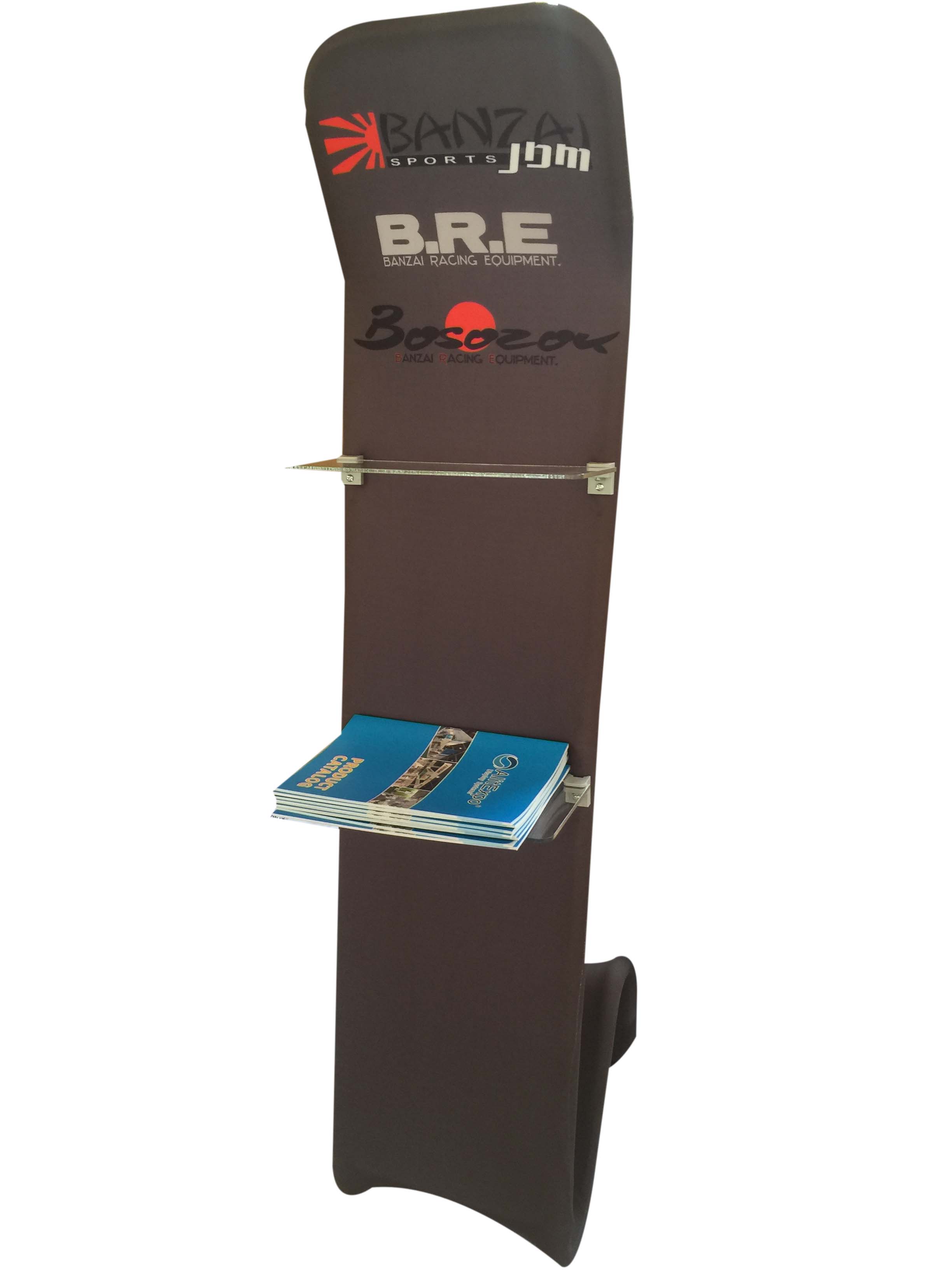 advertising literature stand to hold catalog